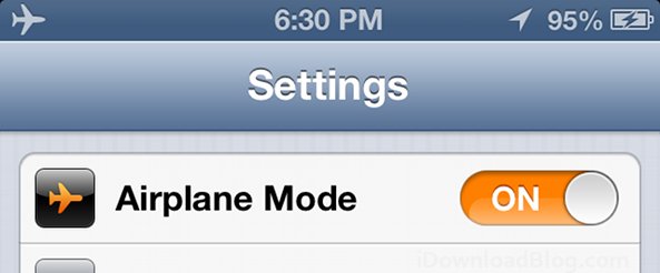 airplane mode