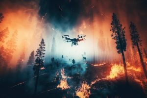 AI drones and cameras with computer vision can help detect wildfires and save forests in time.