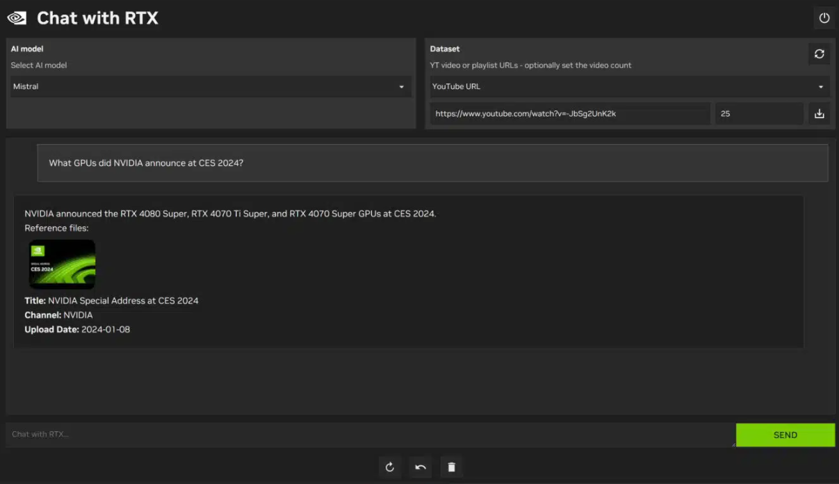 Chat with RTX | personal AI chatbot for YouTube videos and documents