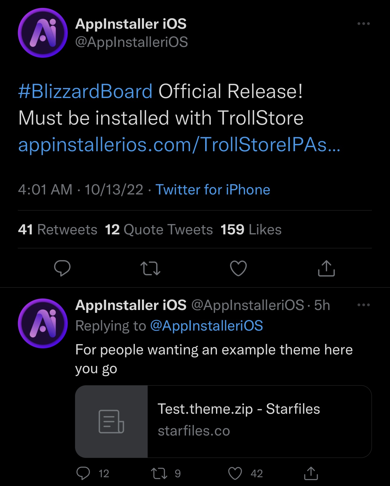 BlizzardBoard Twitter Release