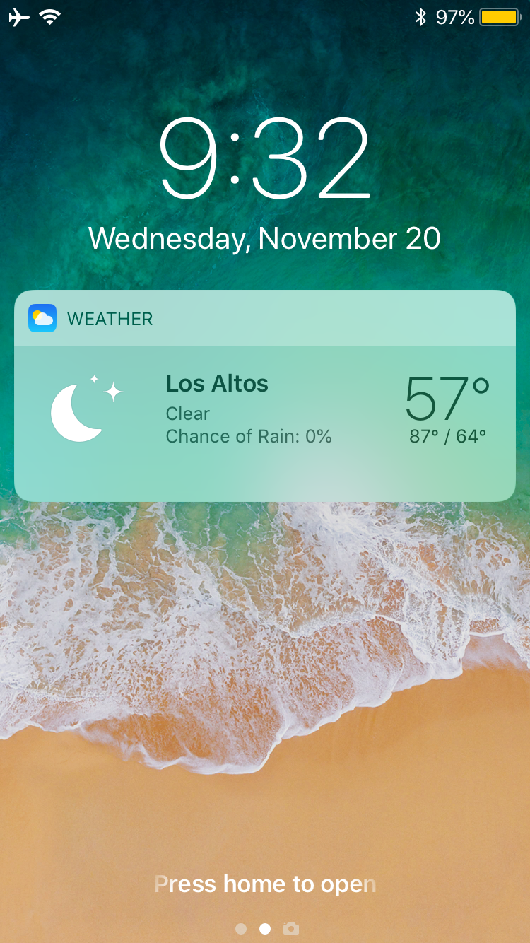 LockWidgets screenshot