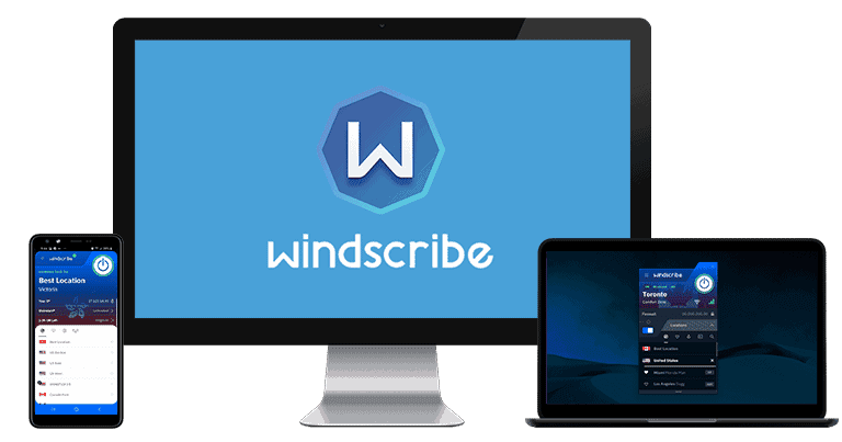 🥉3. Windscribe — Best Free VPN for Reliable Streaming