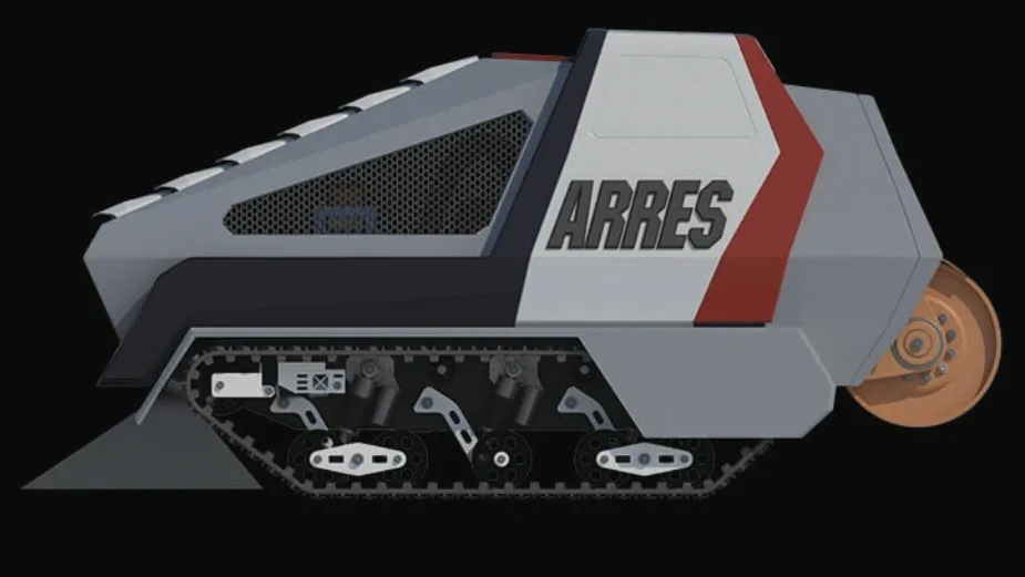 ARRES, a pothole-repairing autonomous AI robot developed by Robotiz3d.