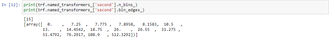 bins and interval encode numerical features