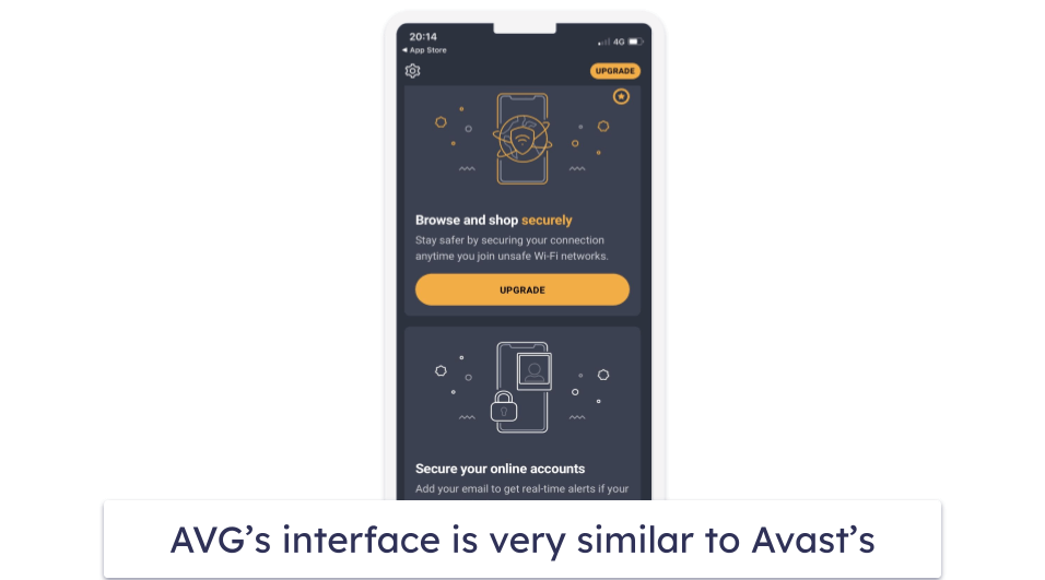 9. AVG Mobile Security for iPhone &amp; iPad — Simple App With Data Breach Alerts &amp; Wi-Fi Protection