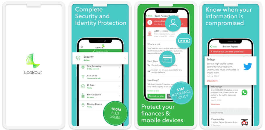 10. Lookout Mobile Security for iOS — Good Breach Monitoring &amp; Anti-Theft Tools