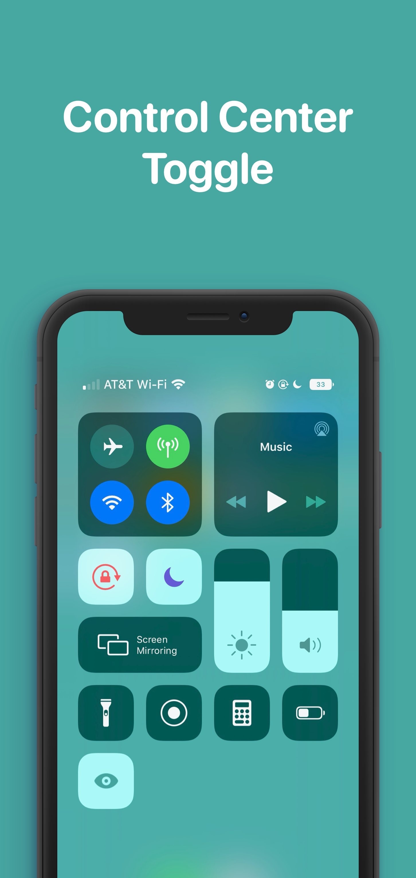 Control Center Toggle