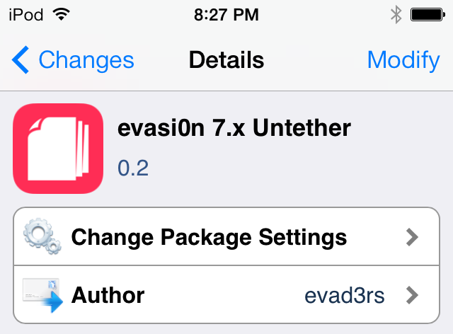 evasi0n 7.x untether package