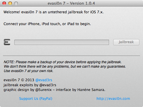 evasi0n7 1.0.4 jailbreak