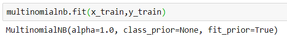 Multinomial - naive bayes SVM