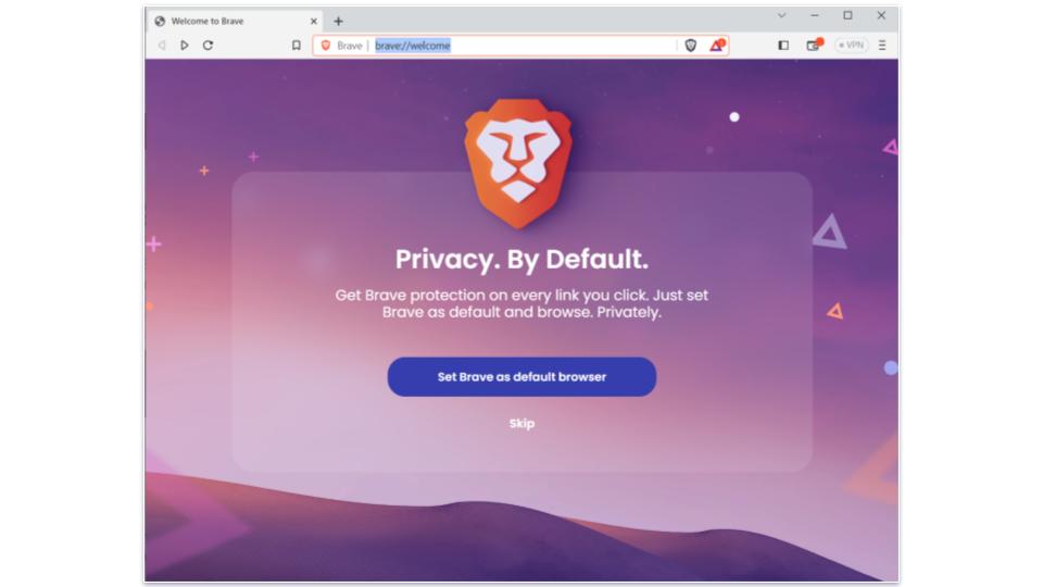 7. Brave Browser — Best Browser for Blocking Ads