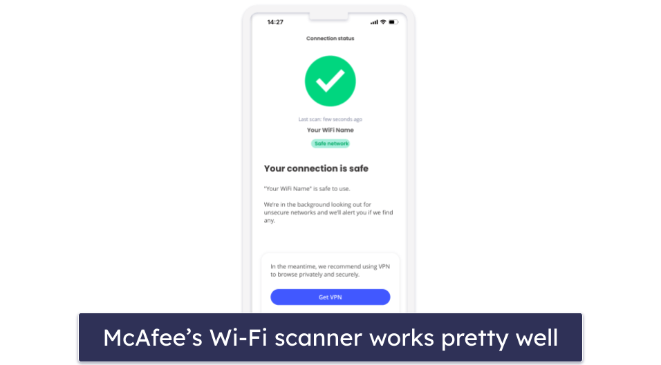 3.🥉 McAfee Mobile Security for iOS — High-End Security Features &amp; Good Web Protection