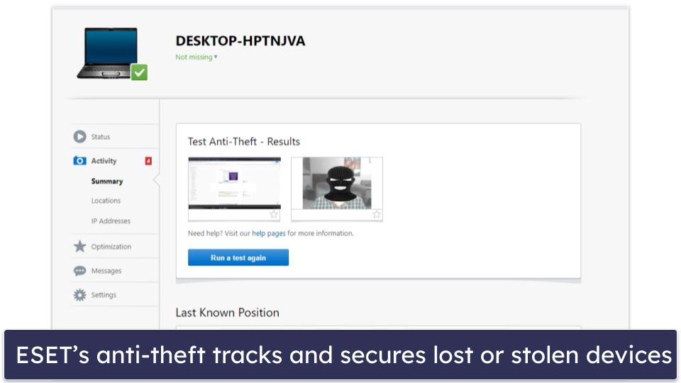 10. ESET — Advanced Malware Detection &amp; Anti-Theft Tools