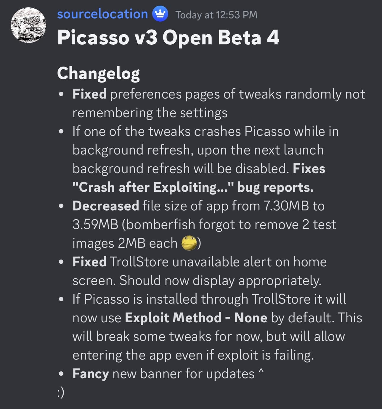 Picasso v3 open beta 4 announced.