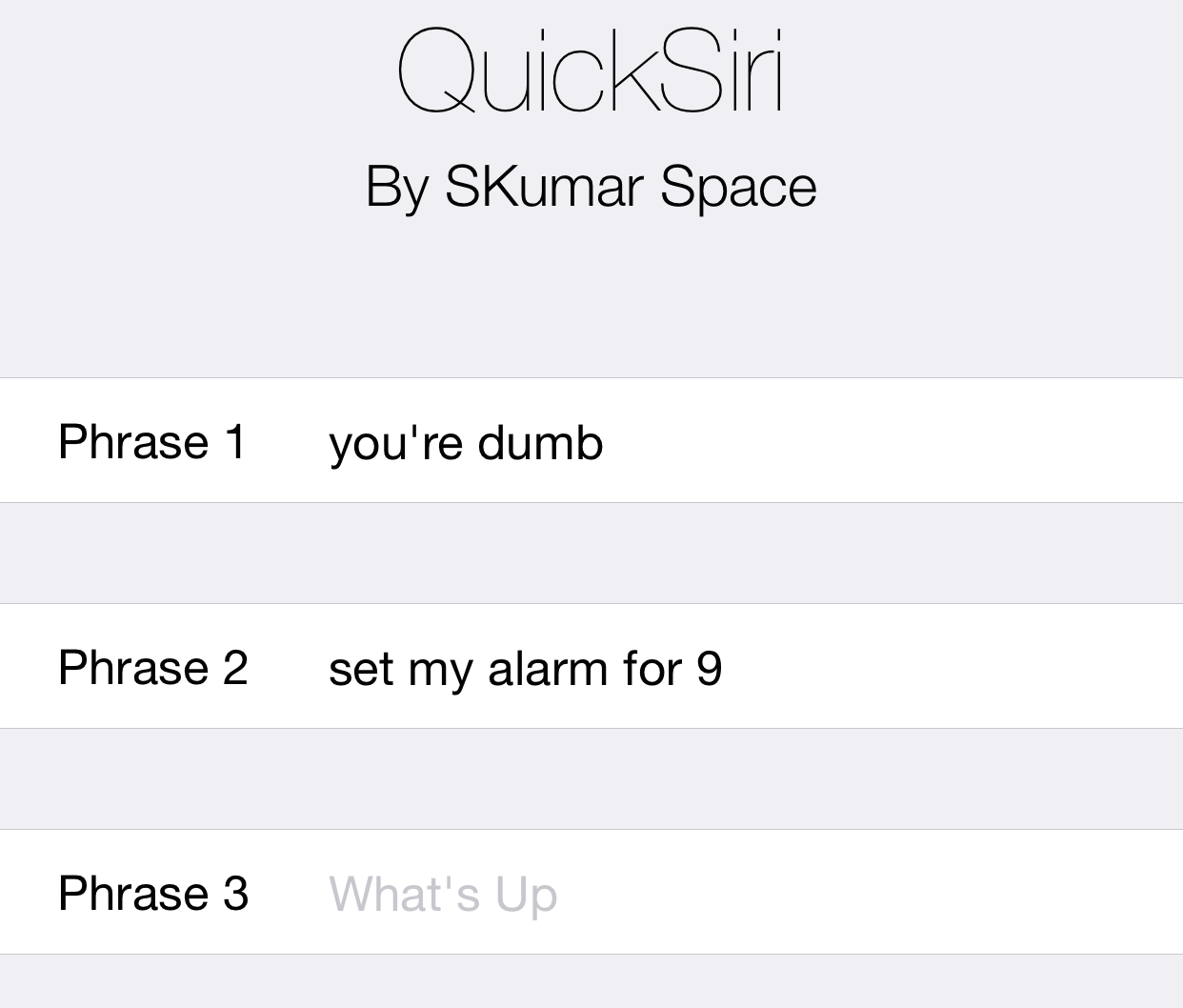 QuickSiri Prefs