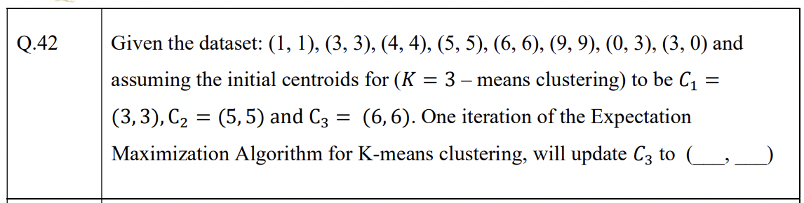 Q42. Gate sample paper 