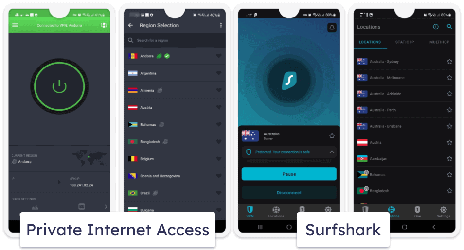 Apps &amp; Ease of Use — Both VPNs Are User-Friendly