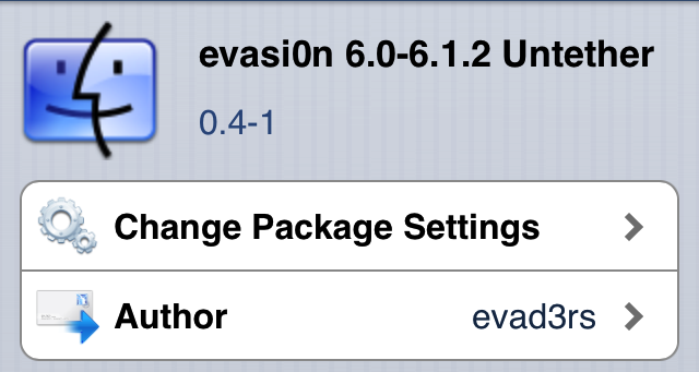 evasi0n untether cydia