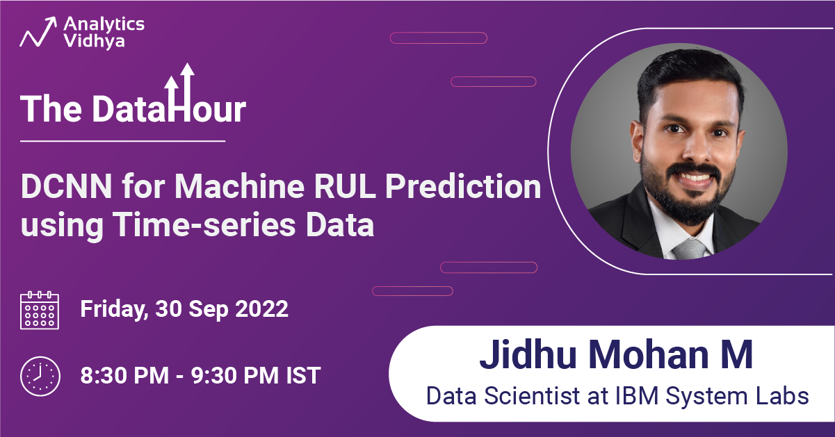 DataHour: DCNN for Machine RUL Prediction using Time-series Data