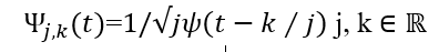 wavelet transform f(t)