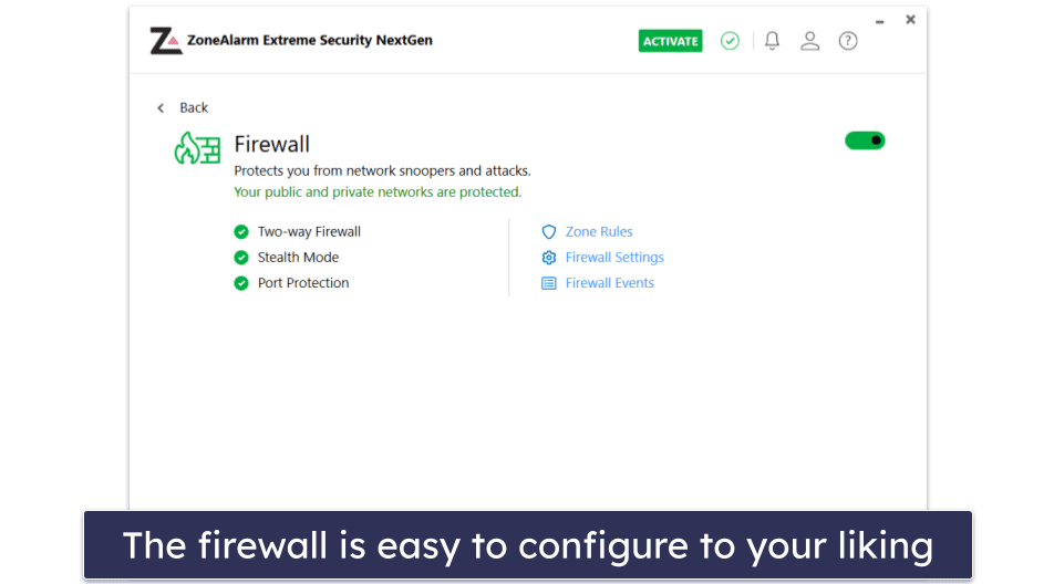 10. ZoneAlarm — Effective Malware Scanner With a Free Firewall