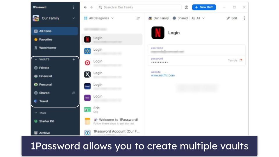 🥇1. 1Password — Best Password Manager for Opera In 2024