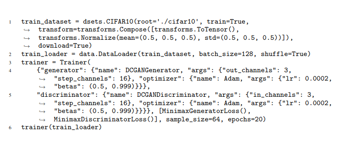 Torch GAN Implementation