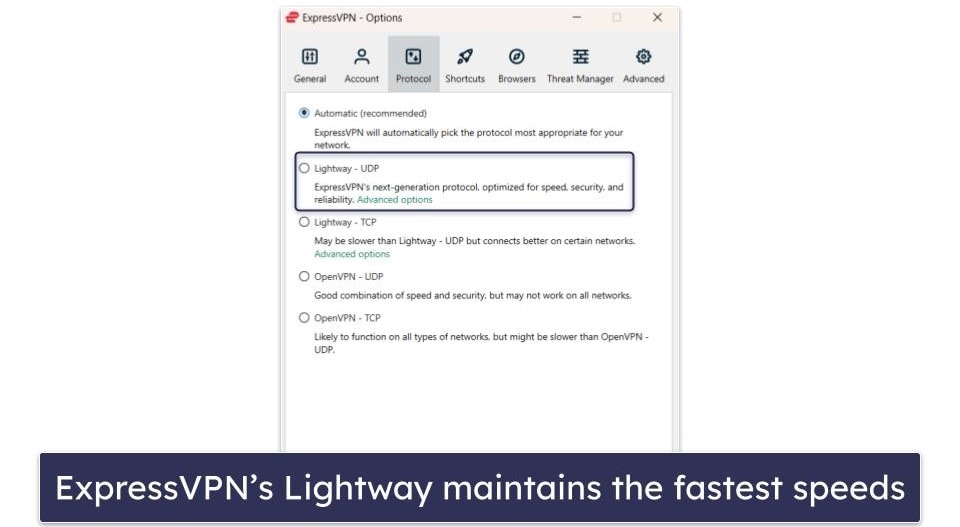 Bonus. ExpressVPN — Best VPN With a WireGuard Alternative