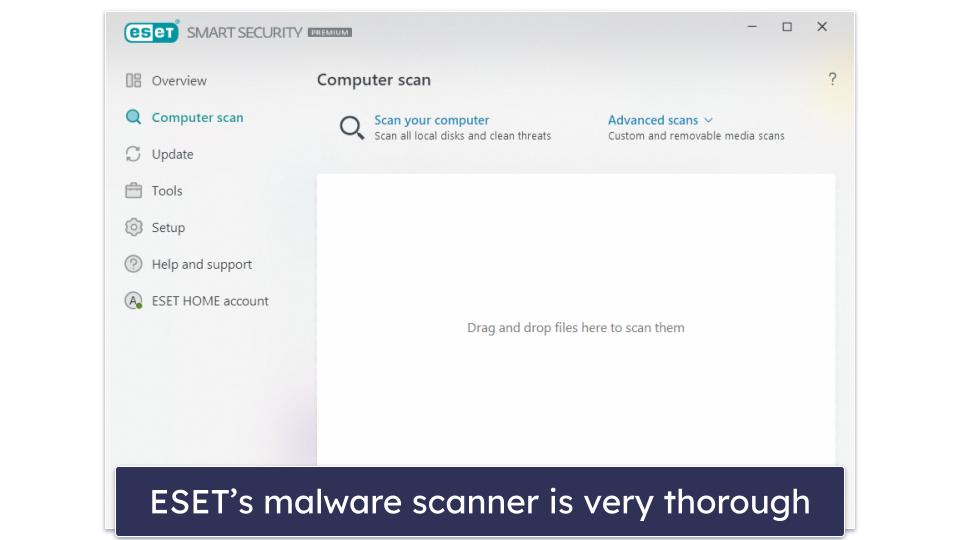 10. ESET — Advanced Malware Detection &amp; Anti-Theft Tools