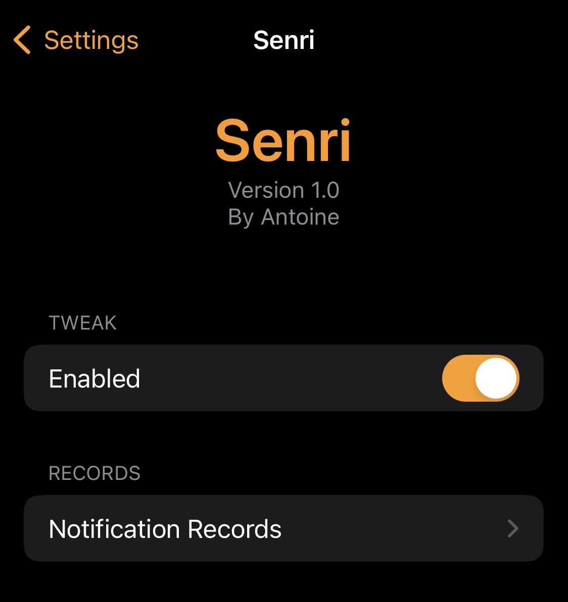 Sentri options to configure.