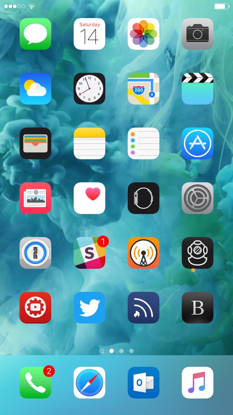 Springtomize 3 iOS 9 Springboard