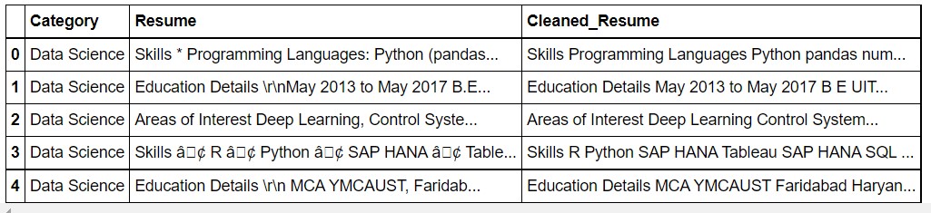 datascience resume