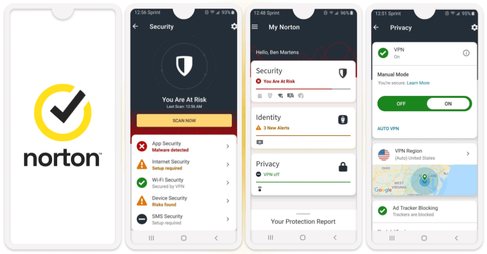 🥇 1. Norton — Best Overall Antivirus to Detect Spyware on Android