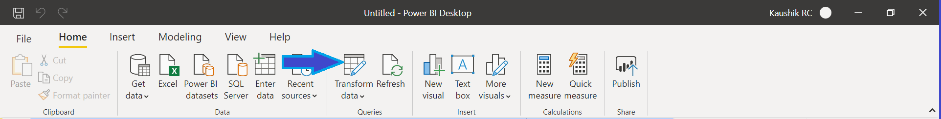 Integrating Python with Power BI : Query Editor