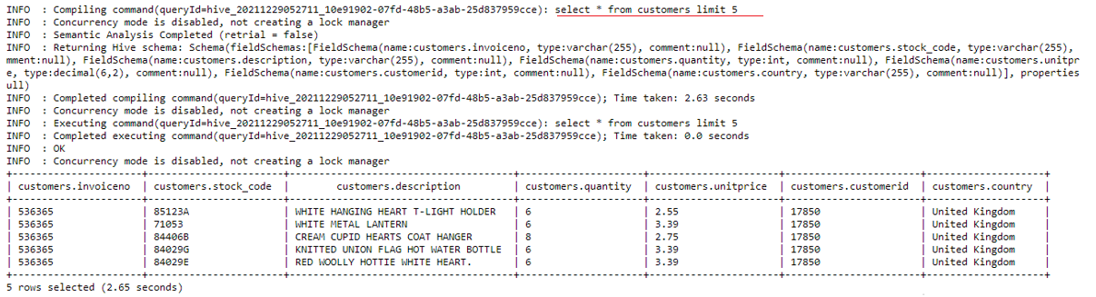 Customer limit 5