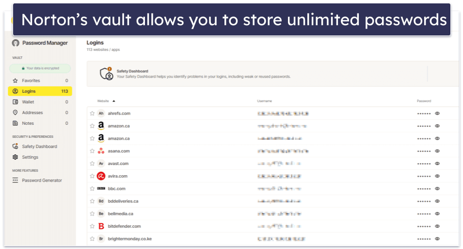 5. Norton Password Manager — Good Password Manager With Excellent Antivirus Plans
