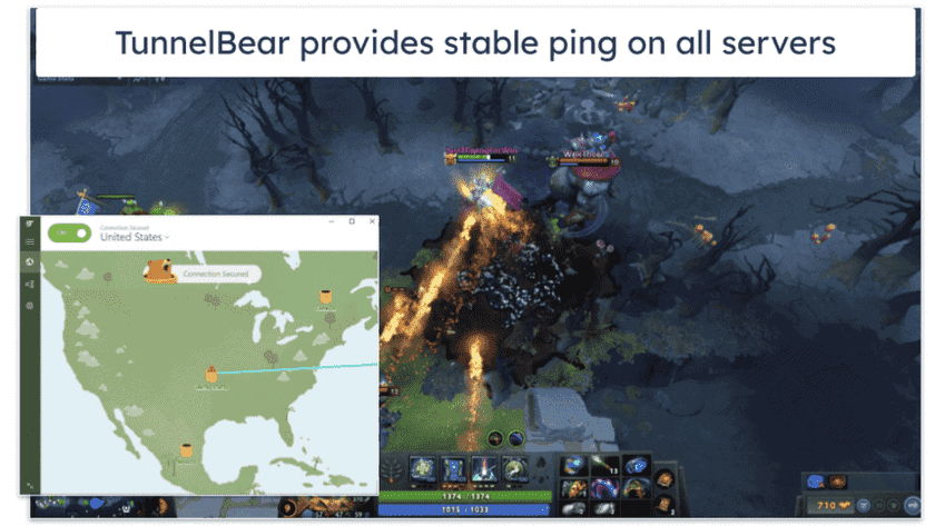 10. TunnelBear — Good Beginner-Friendly VPN for Gamers