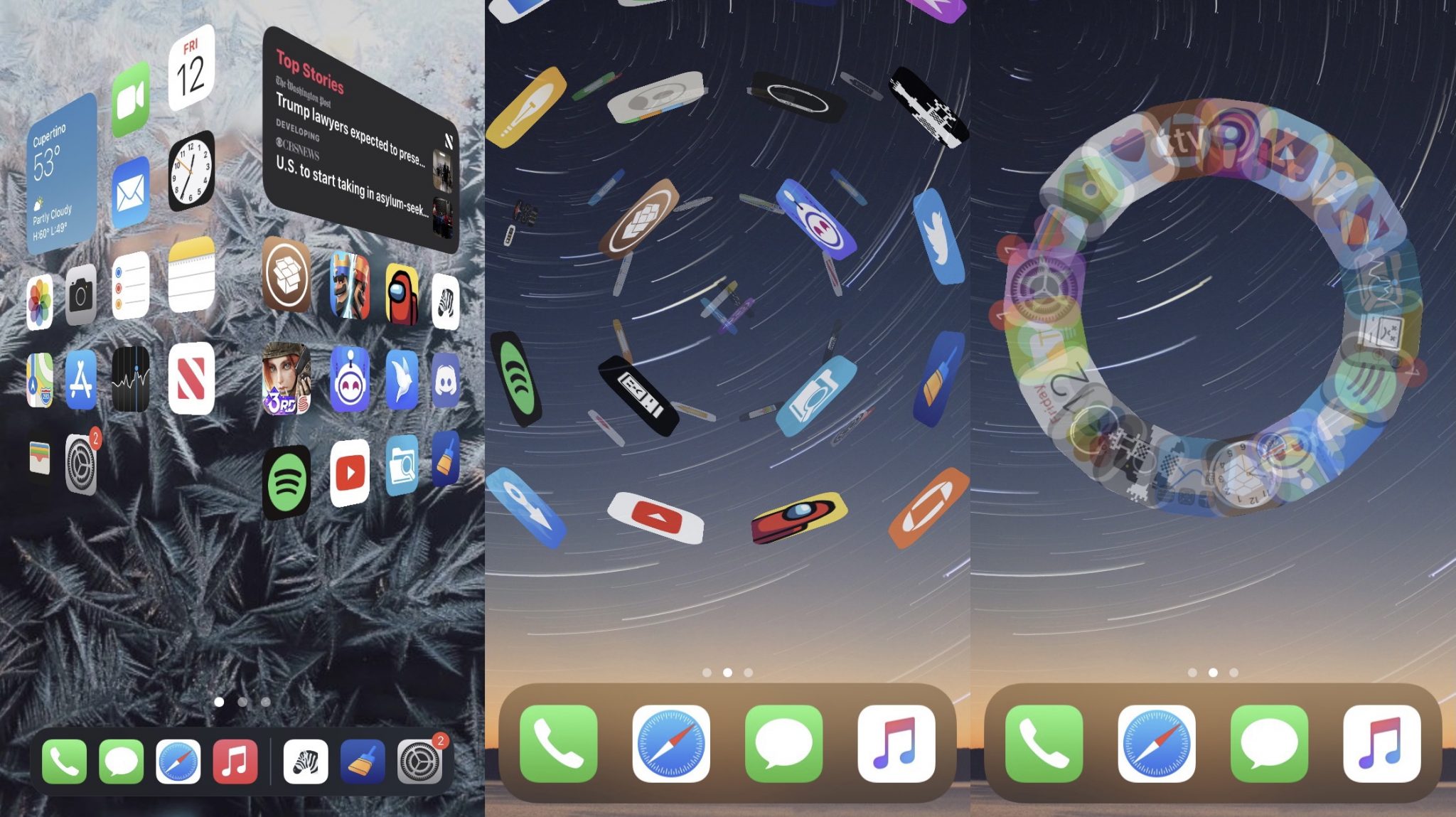 Make your Home Screen app icons loop and whirl with Cylinder Reborn.