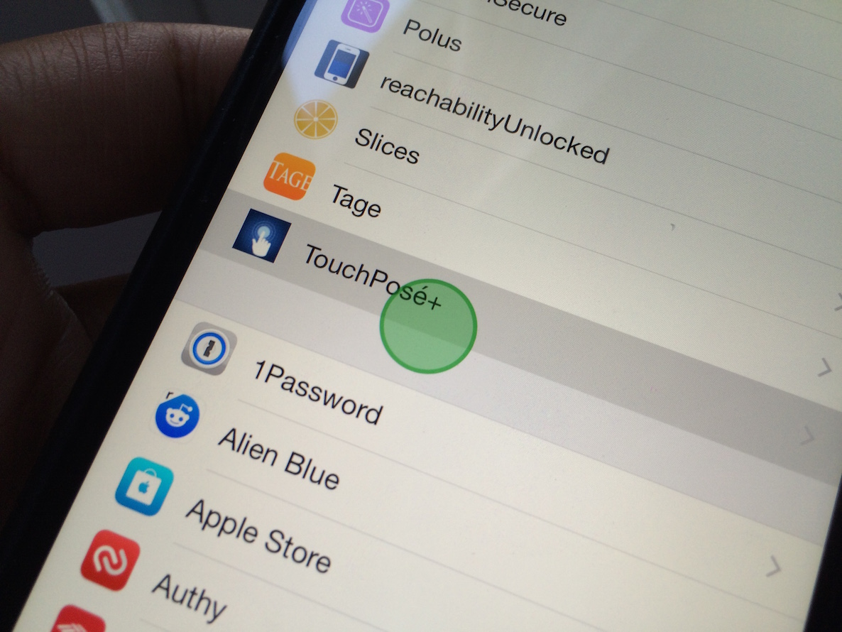 TouchPose+ Top iOS 8 Free