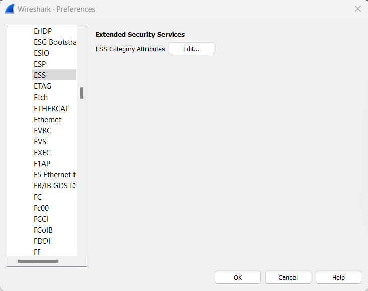 ESS in Wireshark