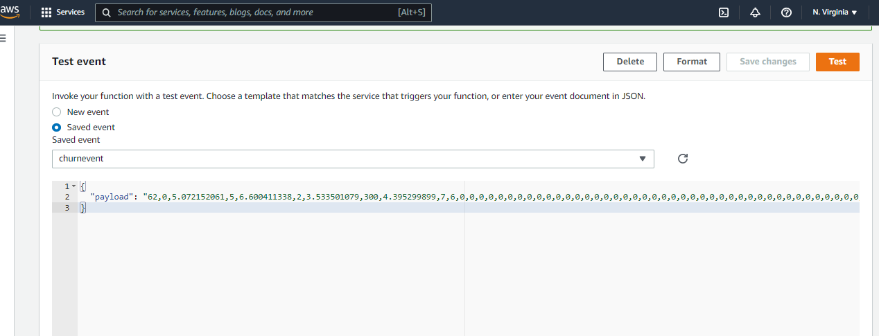 ML model in AWS Sagemaker