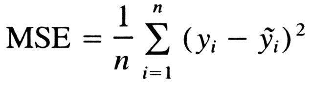 Loss functions | mean squared function