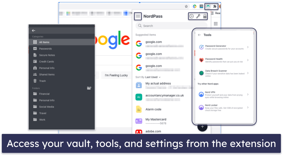 🥉3. NordPass — Very Intuitive Interface + Multi-Device Sync