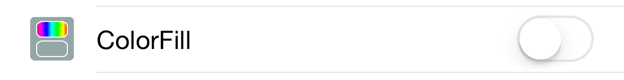 ColorFill Toggle