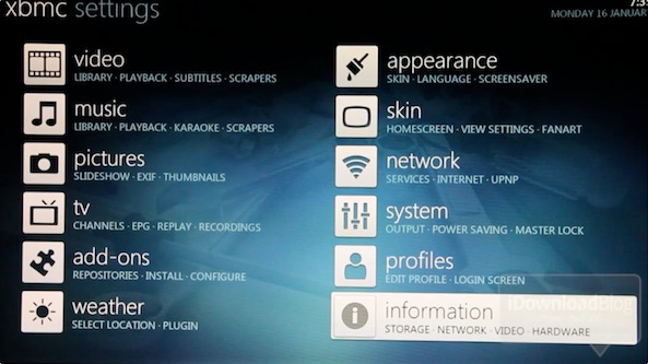 Customization XBMC