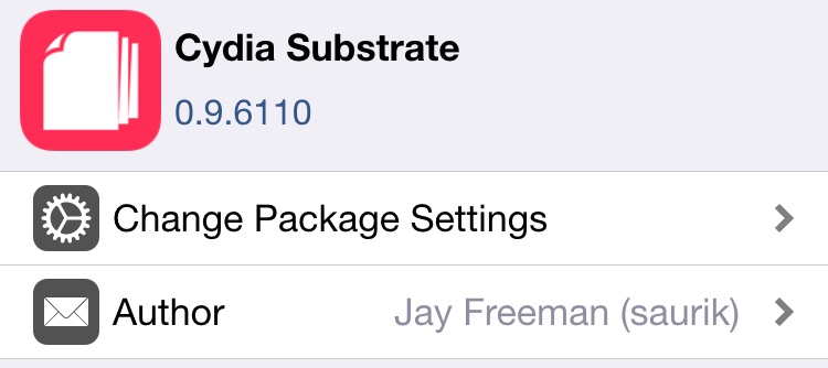 Cydia substrate update 2