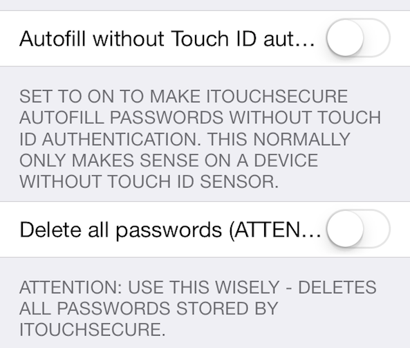 iTouchSecure preferences 02