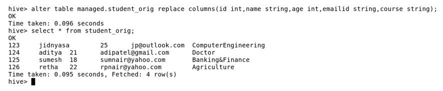 drop unwanted columns