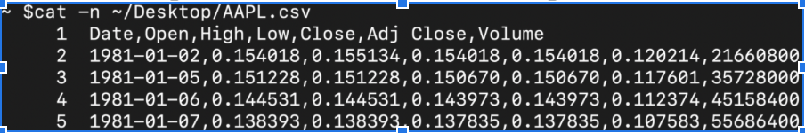 track of the line numbers