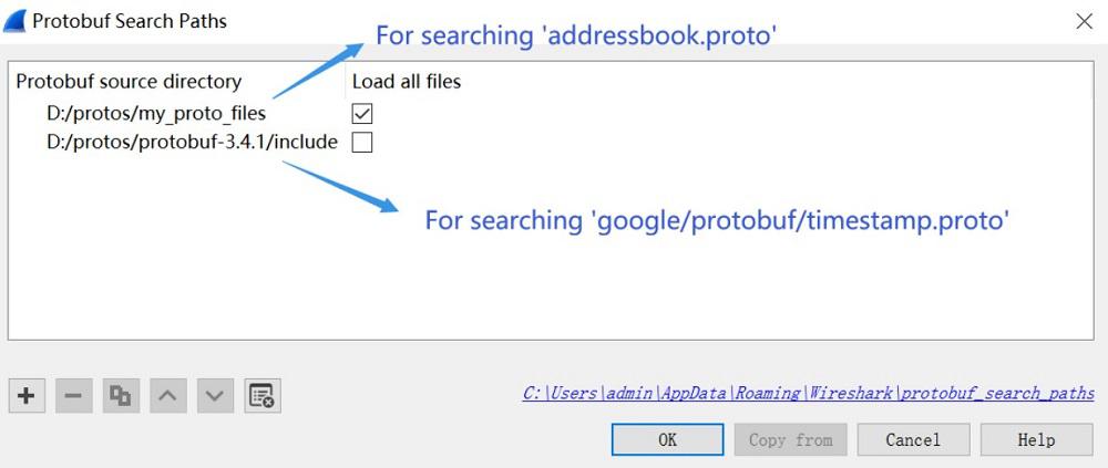 Protobuf Search Paths